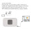 WiFi mobile 4G LTE 2100 mAh ABS petit noir 150 Mbps 6