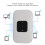 WiFi mobile 4G LTE 2100 mAh ABS petit noir 150 Mbps 3