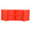 Support vertical pour console Wii U rouge 79 x 15 x 27 mm PEGT 9