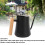 Annaffiatoio da interno nero opaco da 1 L, 290x140mm 4
