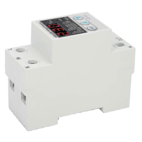 Voltage Protector, Adjustable Over-voltage Under-voltage Protection, Led Display Voltage Stabilizer Surge Protector Current Stabilizer Voltmeter Svp91 1