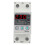 Voltage Protector, Adjustable Over-voltage Under-voltage Protection, Led Display Voltage Stabilizer Surge Protector Current Stabilizer Voltmeter Svp91 3