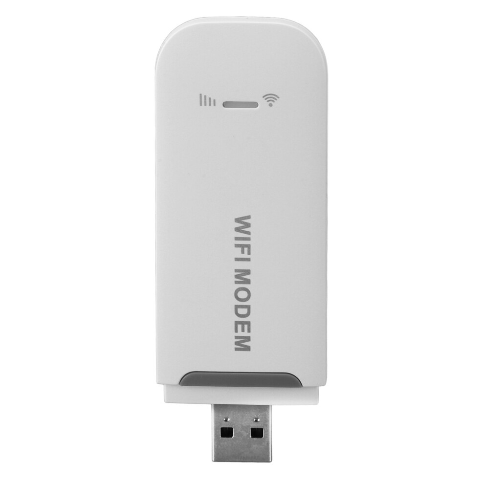 4G Usb Portable Wifi Hotspot, Supports 10 Users, White 7671335872391