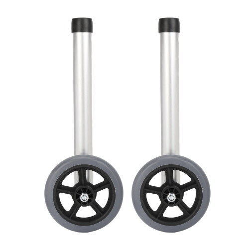 Smooth Rolling Walker Wheel Set - 2Pcs Adjustable 2