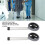 Smooth Rolling Walker Wheel Set - 2Pcs Adjustable 7