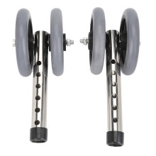 2 piezas de ruedas de repuesto para andador - gris de 6 engranajes 2.2cm
