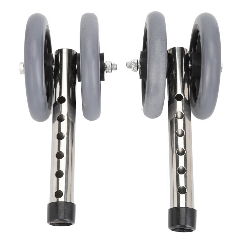 2 roues de remplacement pour déambulateur - gris 6-Gear