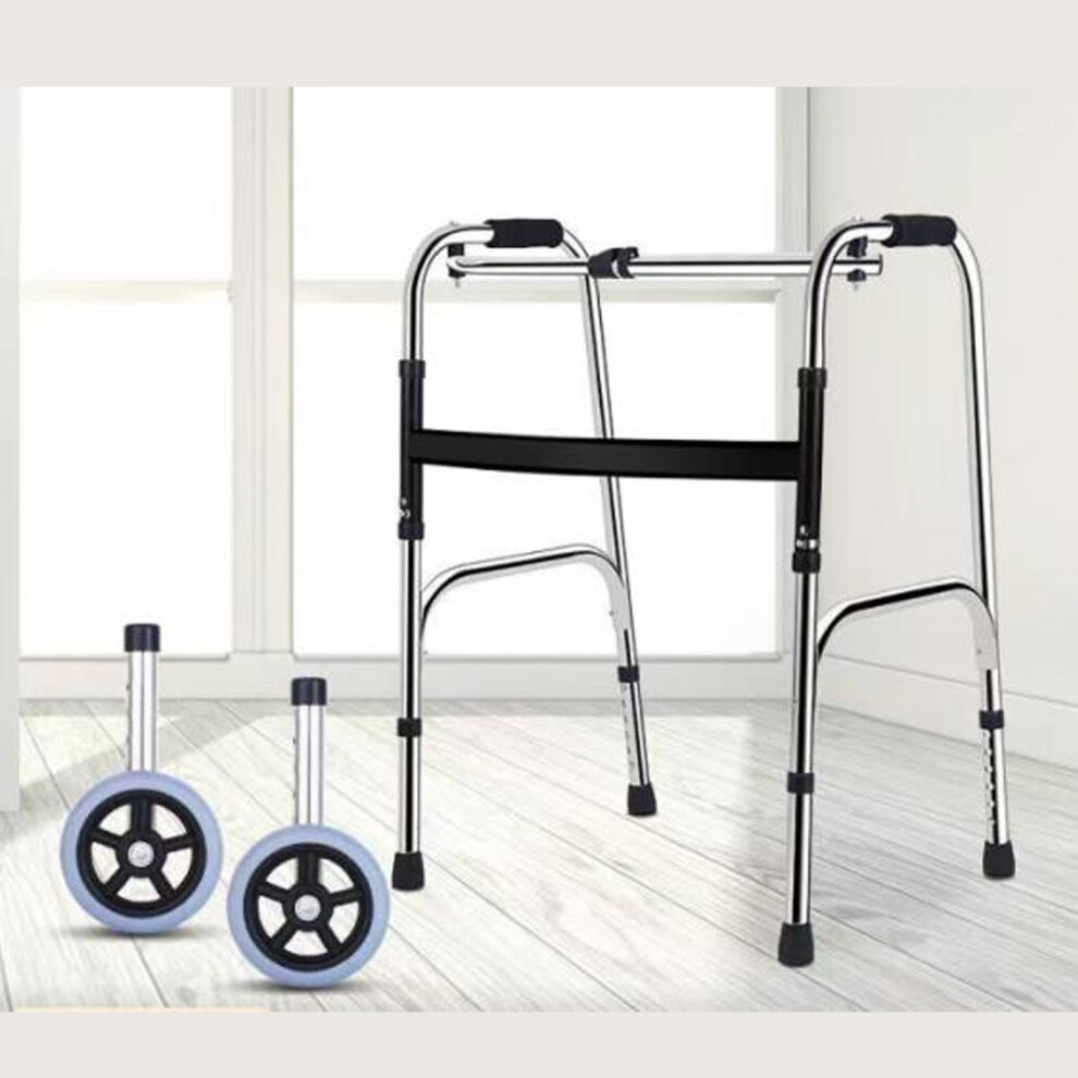 Senior Walker Replacement Wheels â 2pcs 6 Adjustable Heights Universal Fit