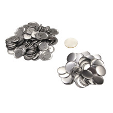 100 Sets Leere Liefer-Rundabzeichen-Pin-Set Mehrzweck Innovatives Metallknopf-Abzeichen-Set für DIY-Handwerksprojekte 58mm/2,28 Zoll
