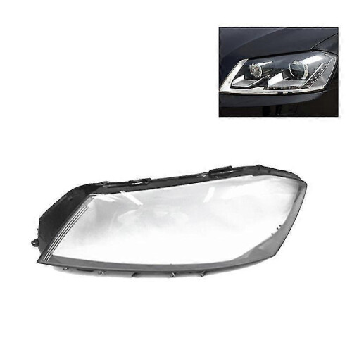 Car Front Headlight Head Lamp Lens Cover Shell Lampshade for B7 2011 2012 2013 2014 2015 Left
