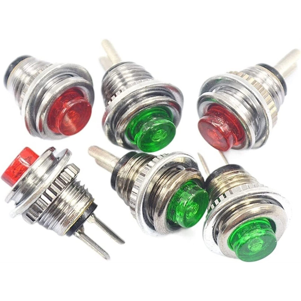 Micro Switch Ds-101 8 Mm On/Off Push Button Normally Open Momentary Green Pack Of 5 6493810527395