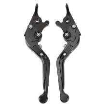 Faltbarer CNC-Aluminium-Kupplungshebel für NMax 125 & 155 Schwarz