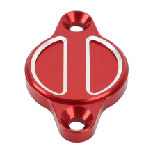 Roter CNC-6063-Aluminium-Ölfilterdeckel für Monster 696-1200