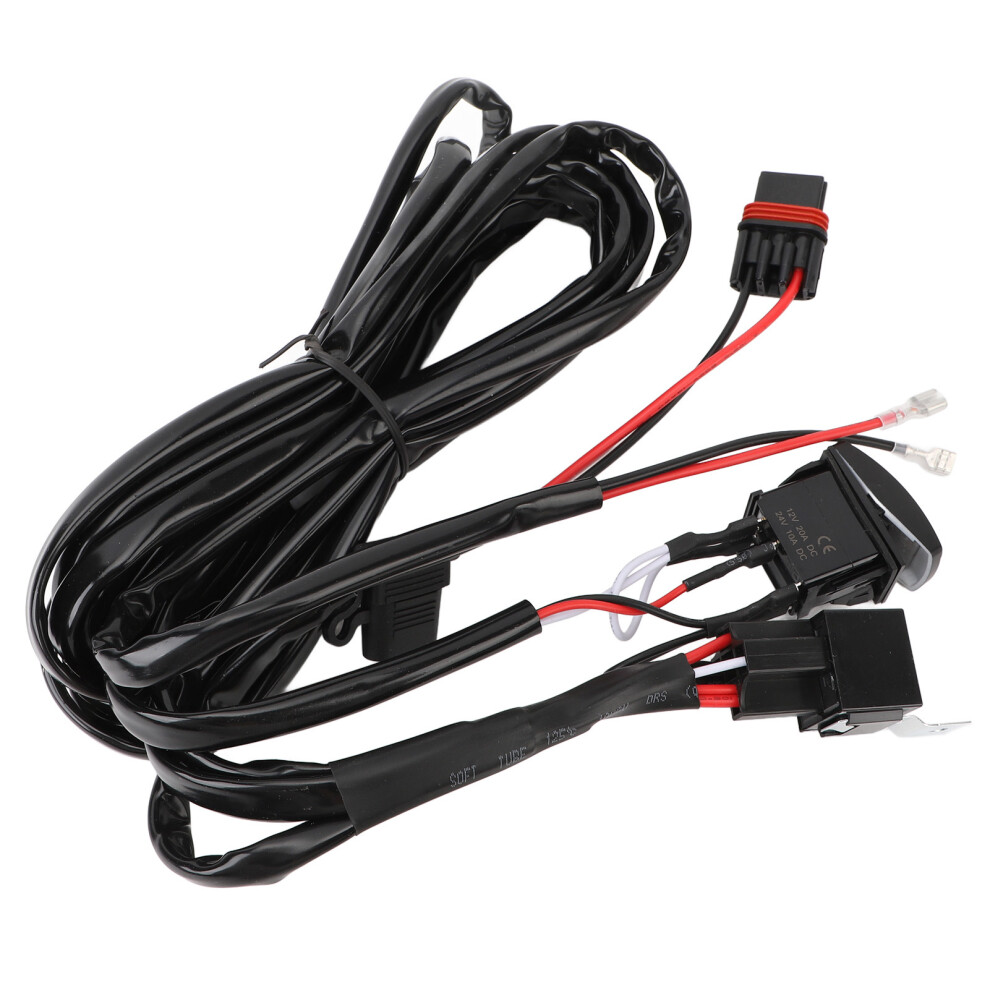 Single Lead 300W Utv Wiring Harness 14Awg Plug & Play Led Bar Light 5011335877354