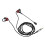 Rosso 1.2m 3.5mm Auricolari da gioco con microfono staccabile 1