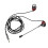 Rosso 1.2m 3.5mm Auricolari da gioco con microfono staccabile 12