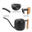 Annaffiatoio da interno 1,2 L 30x15cm Nero base da 12 cm 6