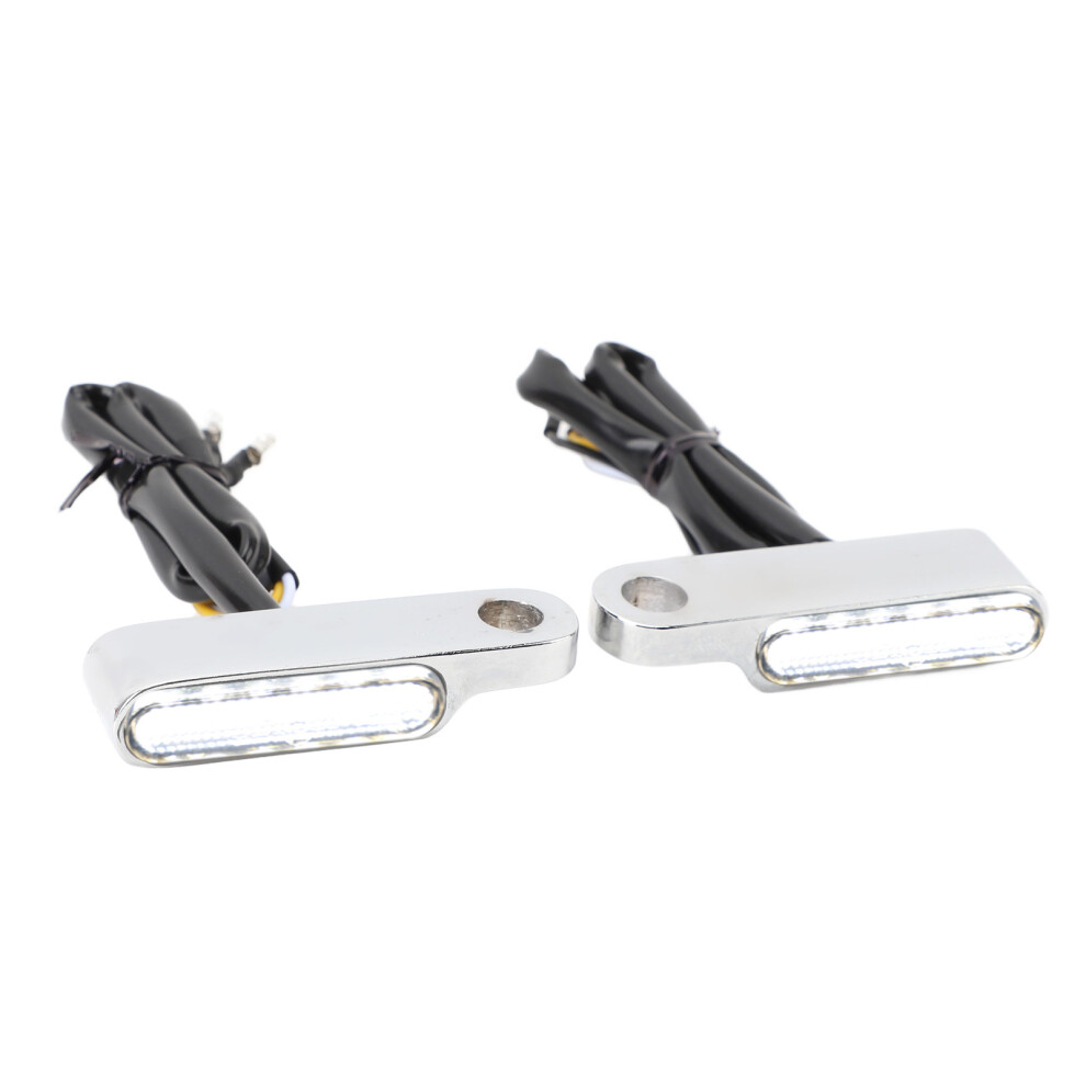 Motorcycle Led Turn Signal Lights Smoke Shell For Cb1000r Xl700v Aluminum Silver 6951335880444