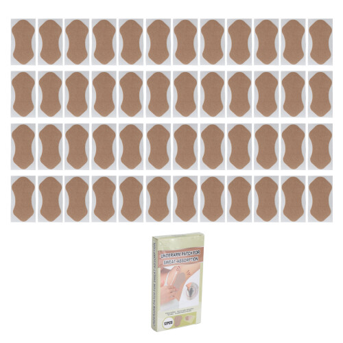 48 Stück Achsel-Schweißabsorptions-Pflaster, ultra dünn, langanhaltend 1