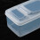 Boîte de rangement transparente et empilable avec couvercle basculant en PP 13