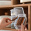Boîte de rangement transparente et empilable avec couvercle basculant en PP 10