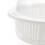 Panier d'égouttage à double étage avec grand couvercle blanc 9