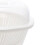 Panier d'égouttage à double étage avec grand couvercle blanc 7