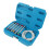 Rugged Brake Bleeding Spanner Tool Kit: 1.2m Hose & 12-Point Wrenches 16