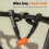 Antivol de vélo A3 93,5 cm, 2 clés, Noir/Orange 9