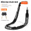 Antivol de vélo A3 93,5 cm, 2 clés, Noir/Orange 1