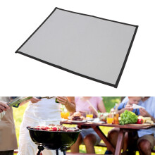 Grigio M 60x53 cm Tappetino protettivo per fuoco da giardino, 800C, 23,62x20,87 in