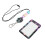 Perlen-Lanyard mit ID-Halter Typ 3 ausziehbar 16