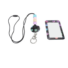 Perlen-Lanyard mit ID-Halter Typ 3 ausziehbar