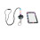 Perlen-Lanyard mit ID-Halter Typ 3 ausziehbar 1