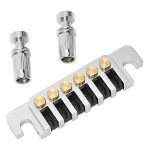 Umkehrbarer Wrap-Around-Saitenhalter für LP/EPI Silber
