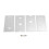 Growth Chart Mirror for Wall, Acrylic, 70-180cm, Shatterproof 2