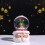 Veilleuse boule à neige de Noël à éclairage coloré 4