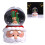 Veilleuse boule à neige de Noël à éclairage coloré 1