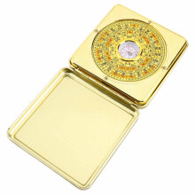 Iron Feng Shui Luo Pan Compass with Flipping Cover for Residential Learning