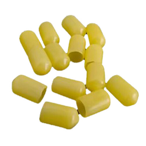 20 pezzi tappi antipolvere per jack A/V, gialli 1