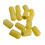 20 pezzi tappi antipolvere per jack A/V, gialli 3