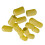 20 pezzi tappi antipolvere per jack A/V, gialli 6