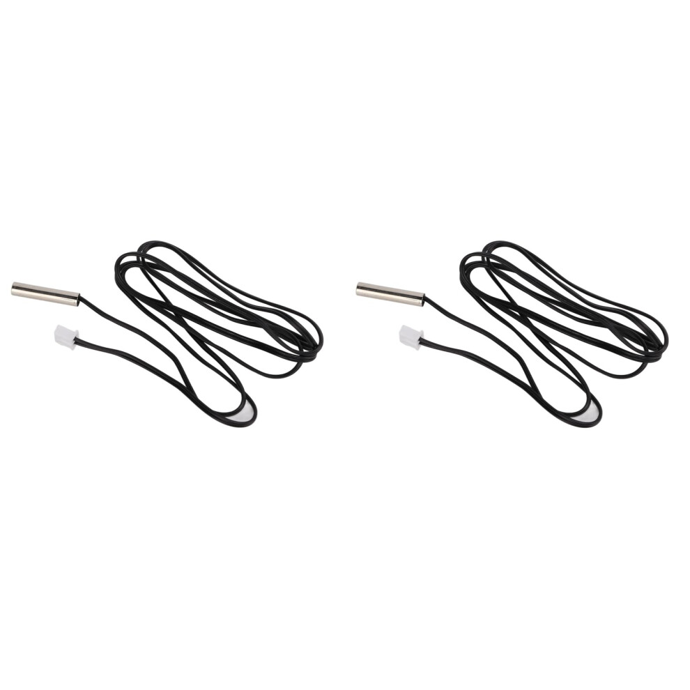 B3950 Ntc Thermocouple 2-Pack, 10K Stainless Steel Temperature Sensor, Waterproof, High-Accuracy For Temperature Tests 6482260403946