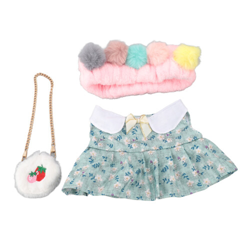 12 Zoll Plüschpuppe Kleiderset Baumwollkleid