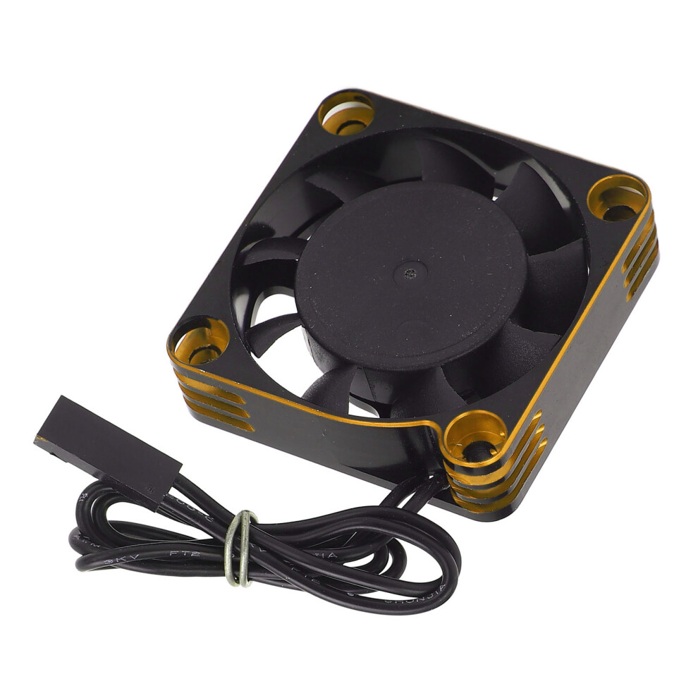 40X40mm 15000Rpm Rc Car Cooling Fan Dc 5-9V Heatsink For Esc Gold 9321335888110