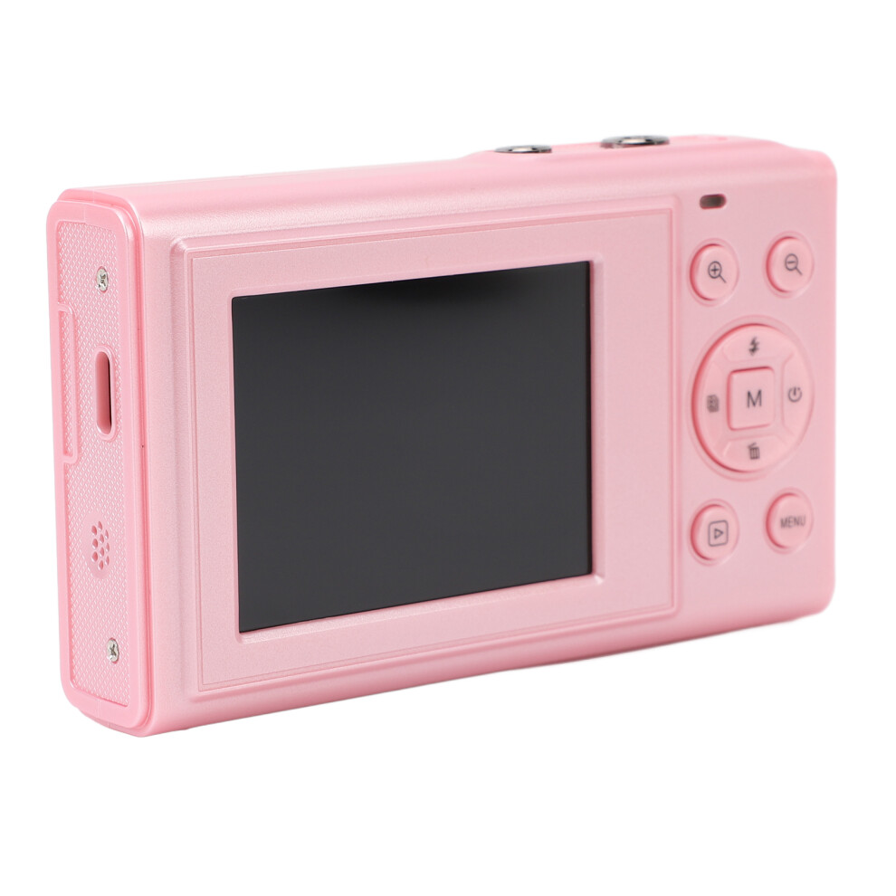 4K 44Mp Compact Camera For Teens With 16X Zoom & Anti Shake Pink 4691335888867