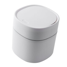 Poubelle de bureau en plastique avec couvercle mini petit 400 g
