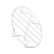 Grille de cuisson à la vapeur en acier inoxydable, ronde, 7,05 oz