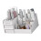 Caja organizadora de maquillaje de plástico - múltiples compartimentos 1