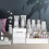 Caja organizadora de maquillaje de plástico - múltiples compartimentos 9